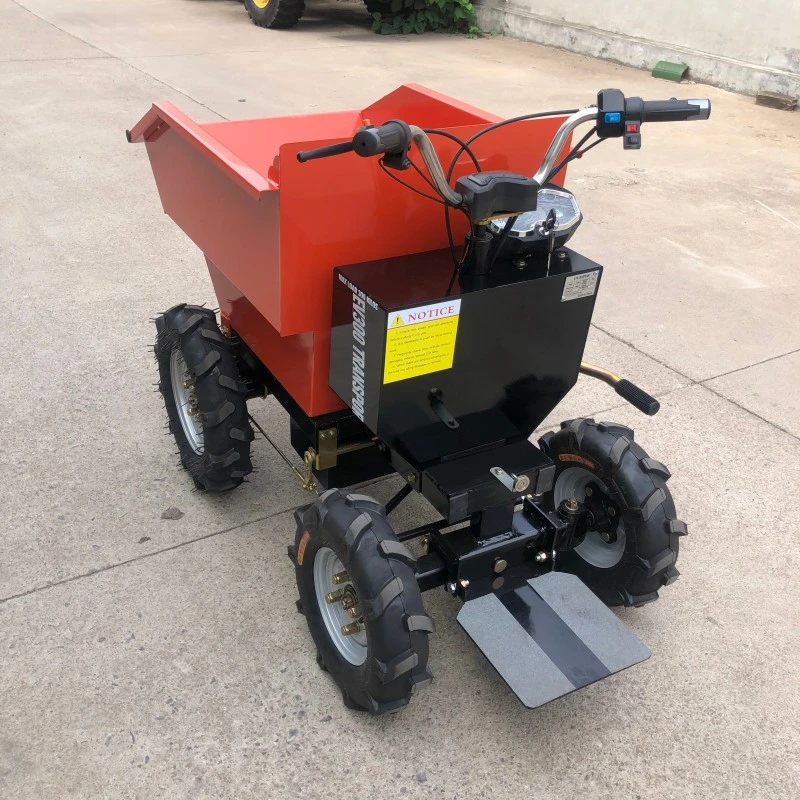 Mini caminhão basculante elétrico