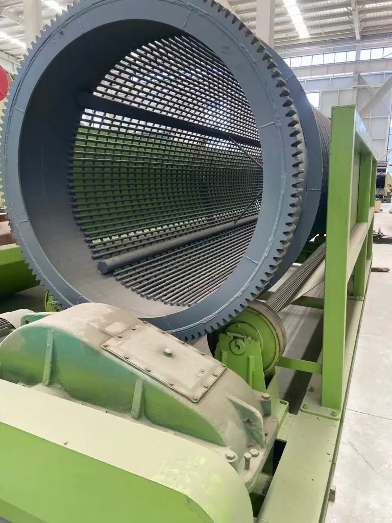 Trommel gold washing plant side view