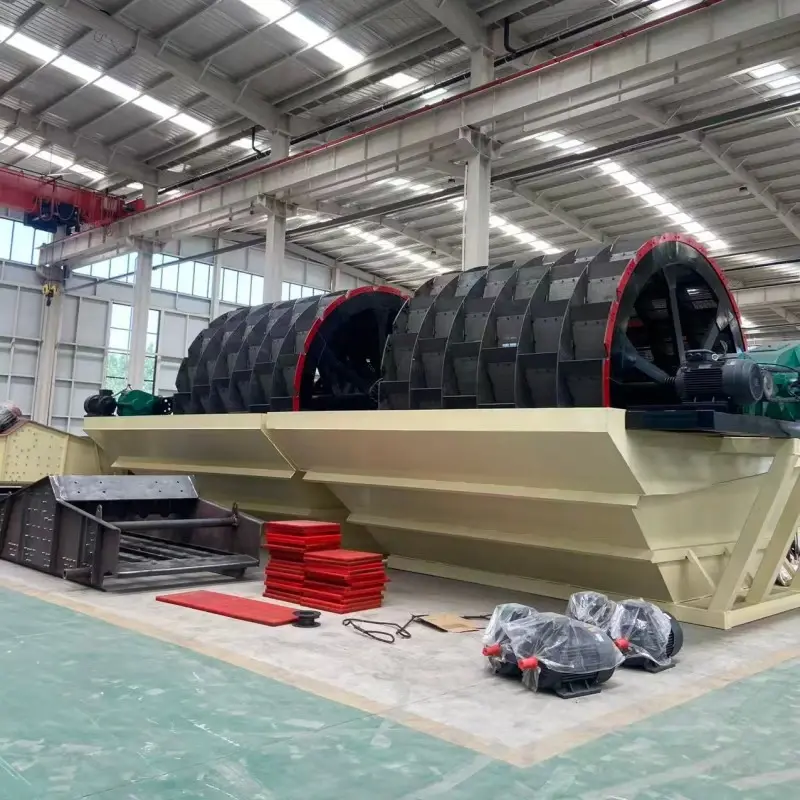 Equipamento de lavagem de areia e cascalho para mineração